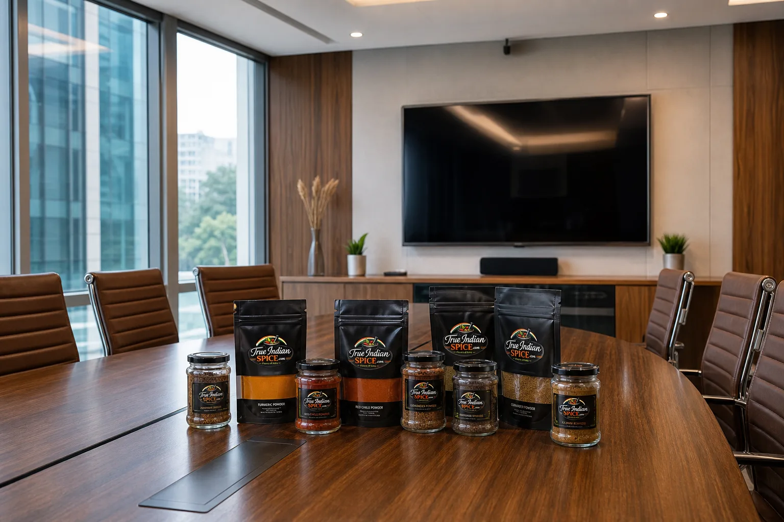 B2B meeting for Indian spice export enquiry and commercial planning