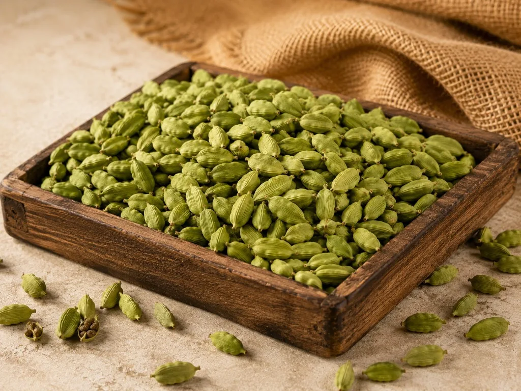 Whole Indian Green Cardamom pods for export supply