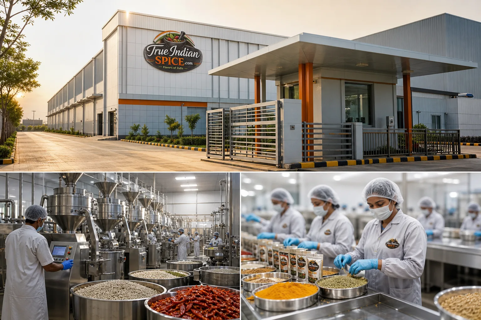 True Indian Spice world-class spice processing facility in Unjha Gujarat prepared for global export